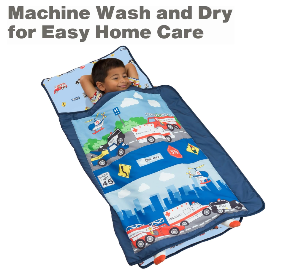 Fire Police Rescue Nap Time Mat