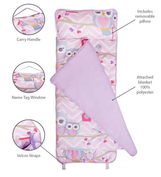 Deluxe Sweet Owls Nap Time Mat